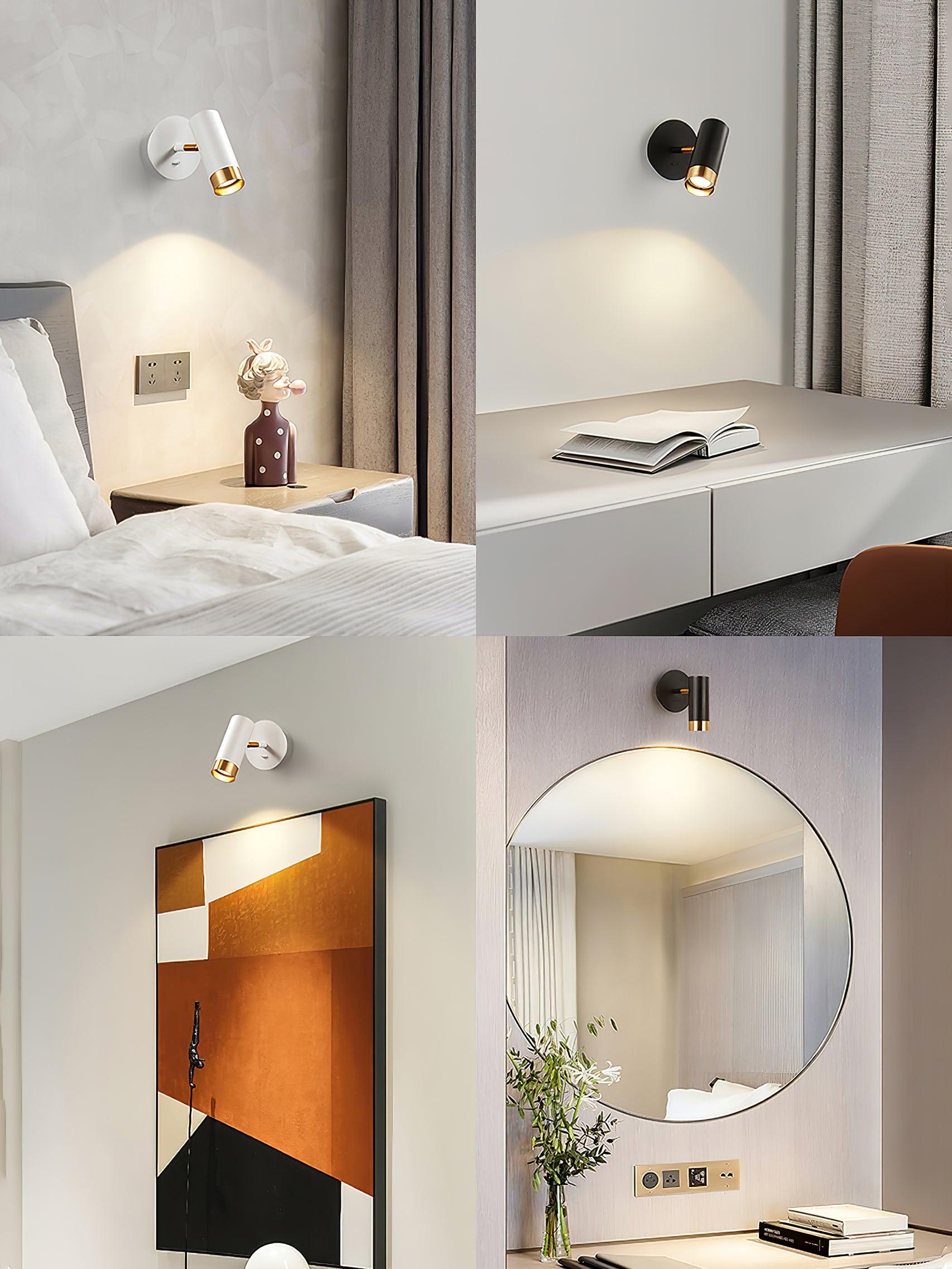 Modern Karpo Adjustable Wall Sconce Minimalist Reading Lamp for Bedroom and Study