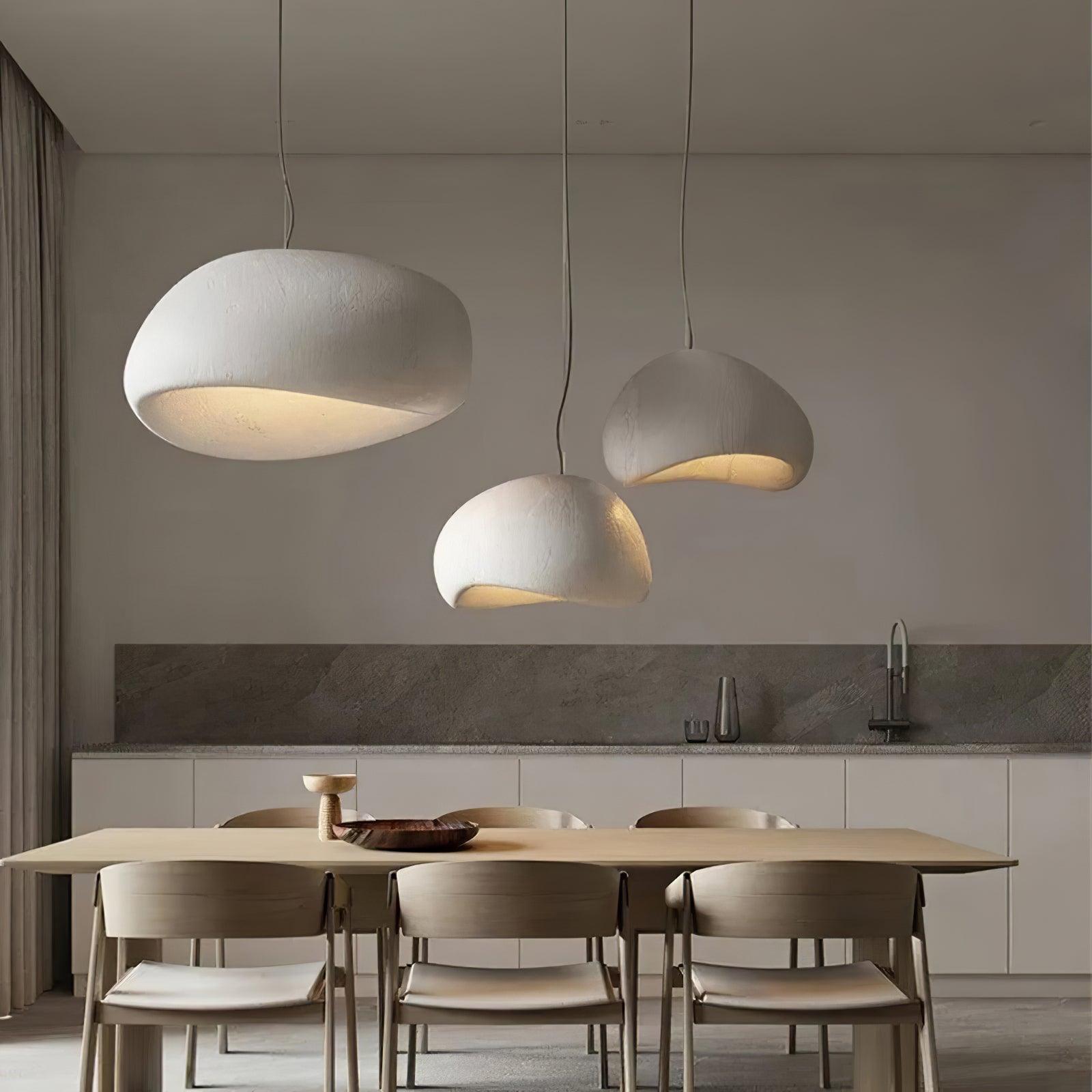 Modern Khmara Halia Cloud Pendant Light Japanese Moon Aesthetic Hanging Lamp for Kitchen Island