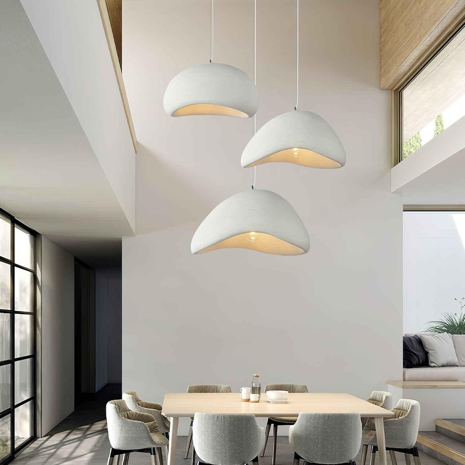 Modern Khmara Halia Cloud Pendant Light Japanese Moon Aesthetic Hanging Lamp for Kitchen Island
