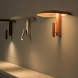 Modern Konoha Adjustable Spotlight Wall Sconce Set of 2 Minimalist Bedside Reading Lamp