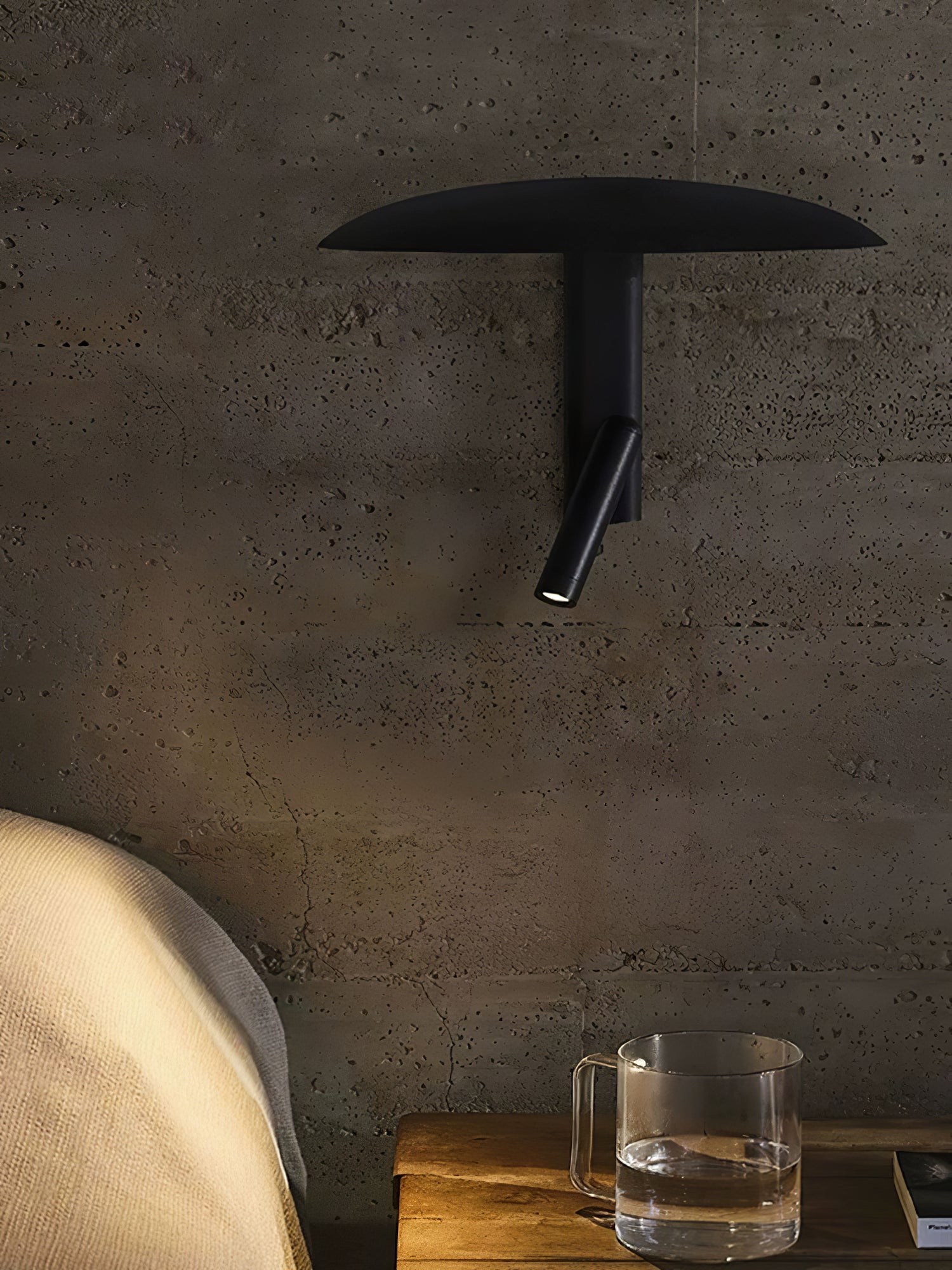 Modern Konoha Adjustable Spotlight Wall Sconce Set of 2 Minimalist Bedside Reading Lamp