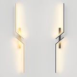 Modern L Shaped Geometric LED Wall Sconce Minimalist Indoor Lighting Fixture