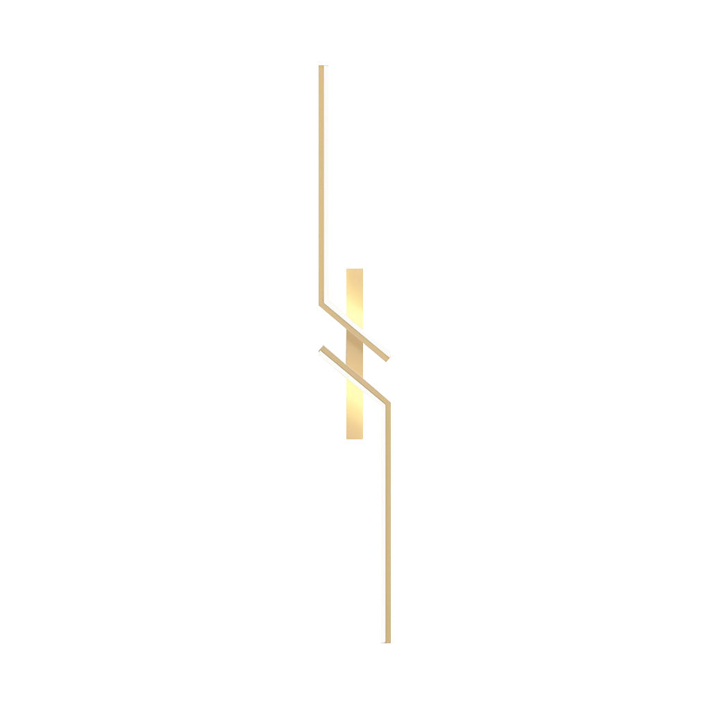 Modern L Shaped Geometric LED Wall Sconce Minimalist Indoor Lighting Fixture