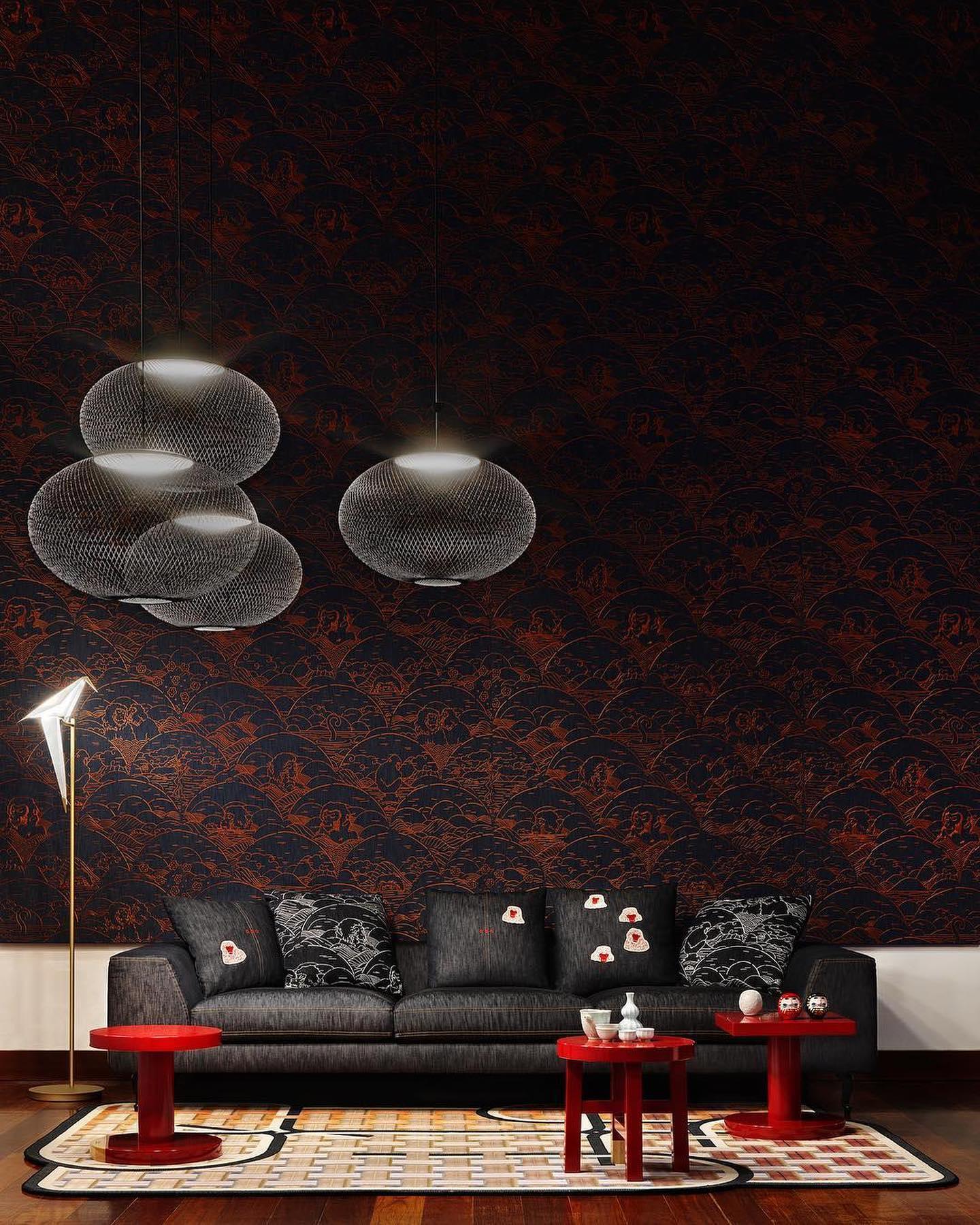 Modern Latticed Metal Mesh Pendant Light with Integrated LED for Living Room and Dining Areas