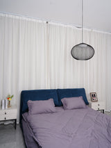Modern Latticed Metal Mesh Pendant Light with Integrated LED for Living Room and Dining Areas