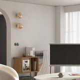 Modern Lava Melted Glass Wall Sconce Mirror Finish Indoor Accent Lighting