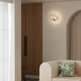 Modern Lava Melted Glass Wall Sconce Mirror Finish Indoor Accent Lighting