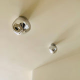 Modern Lava Melted Glass Wall Sconce Mirror Finish Indoor Accent Lighting
