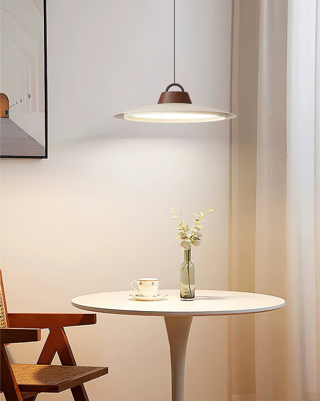 Modern Layered Metal LED Pendant Lamp with Tiered Shade for Kitchen and Dining Spaces