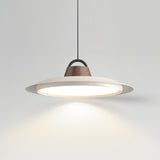 Modern Layered Metal LED Pendant Lamp with Tiered Shade for Kitchen and Dining Spaces