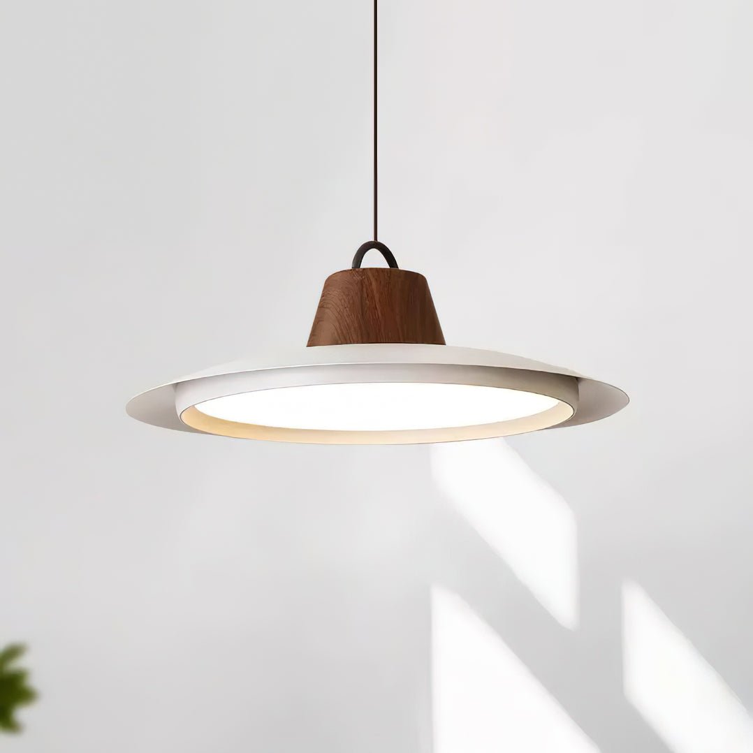 Modern Layered Metal LED Pendant Lamp with Tiered Shade for Kitchen and Dining Spaces