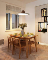 Modern Layered Metal LED Pendant Lamp with Tiered Shade for Kitchen and Dining Spaces