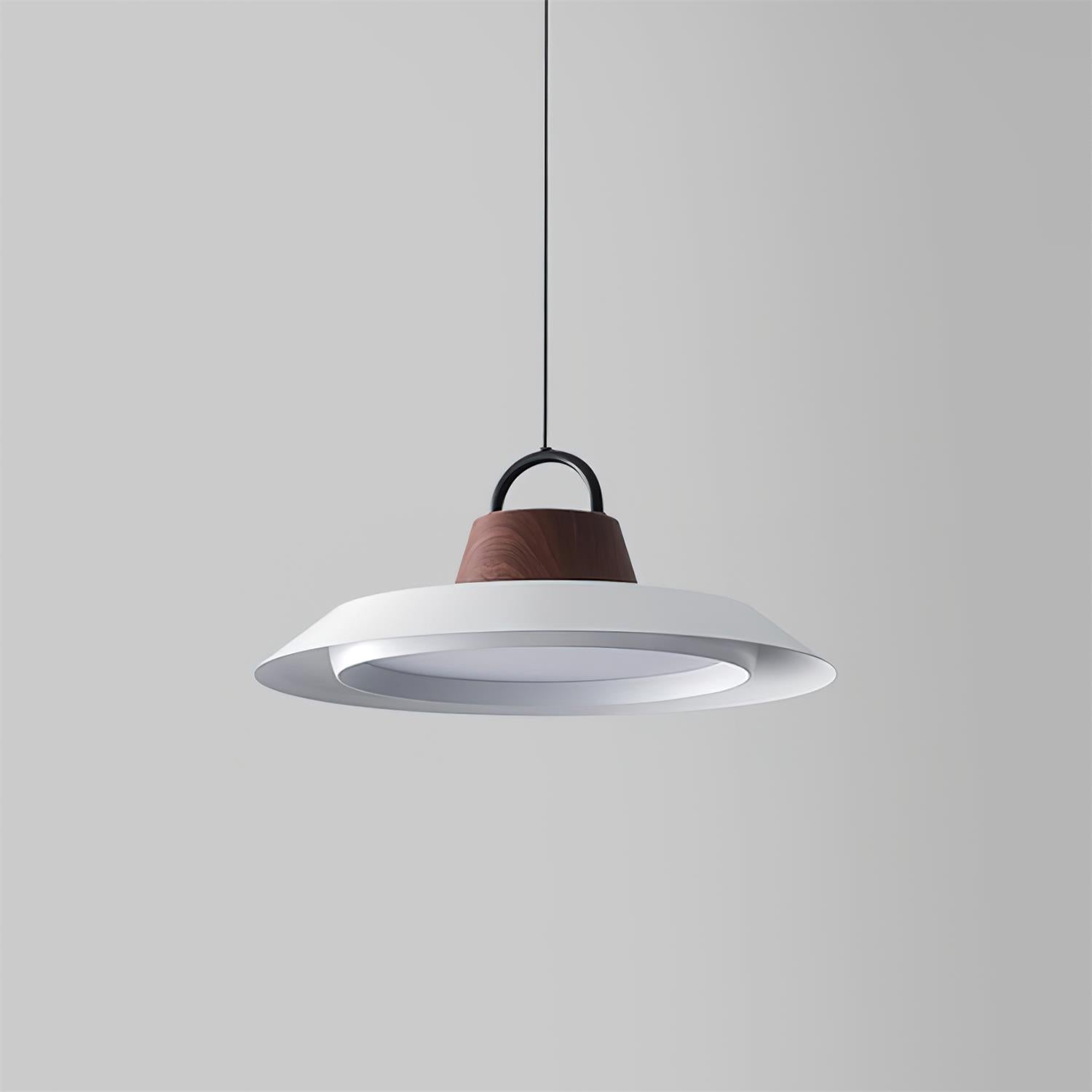 Modern Layered Metal LED Pendant Lamp with Tiered Shade for Kitchen and Dining Spaces