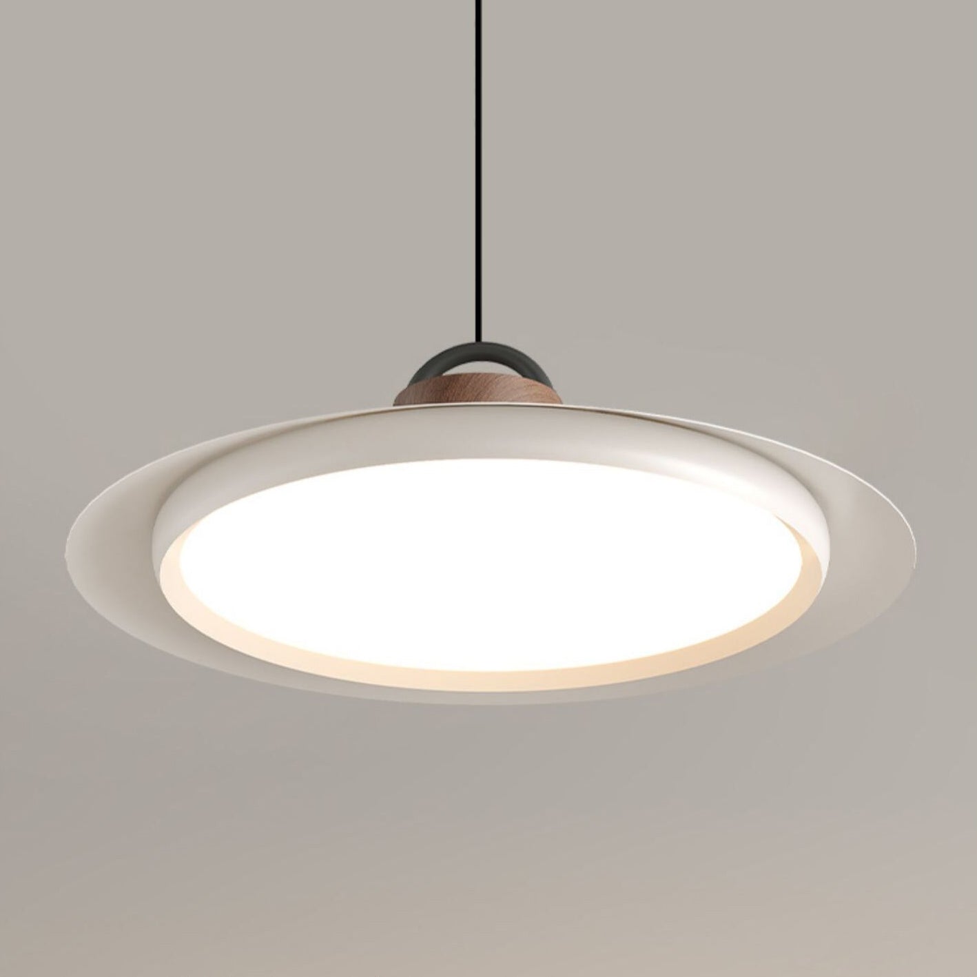 Modern Layered Metal LED Pendant Lamp with Tiered Shade for Kitchen and Dining Spaces