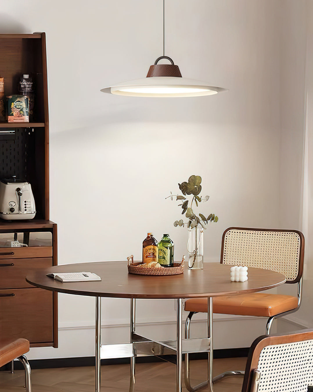 Modern Layered Metal LED Pendant Lamp with Tiered Shade for Kitchen and Dining Spaces
