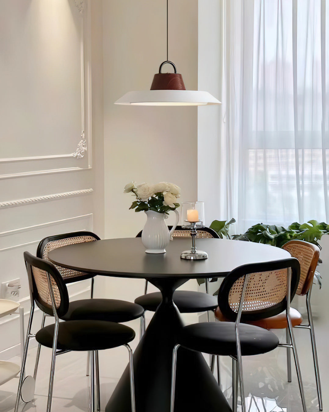 Modern Layered Metal LED Pendant Lamp with Tiered Shade for Kitchen and Dining Spaces