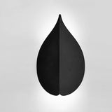 Modern Leaf Shaped LED Wall Sconce Minimalist Acrylic Iron Light for Living Room Bedroom