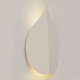 Modern Leaf Shaped LED Wall Sconce Minimalist Acrylic Iron Light for Living Room Bedroom