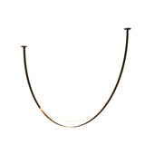 Modern Leather Belt LED Pendant Light Minimalist Chandelier for Staircase and Living Room