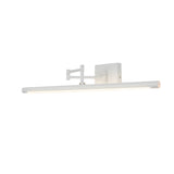 Modern LED 40 Inch Bathroom Vanity Light Bar with Adjustable Swing Arm and Matte Finish