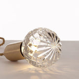 Modern LED Acrylic Bubble Globe Pendant Light Gold Hanging Island Lamp Fixture