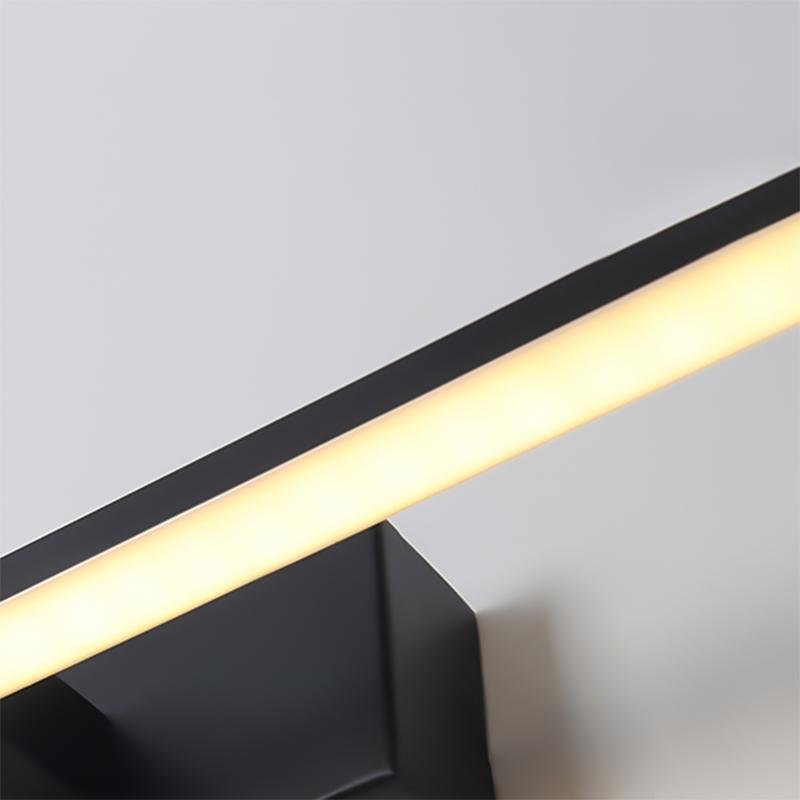 Modern LED Bathroom Vanity Light Linear Minimalist Wall Fixture in Aluminum for Mirrors and Cabinets
