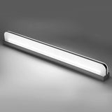 Modern LED Bathroom Vanity Light with Dual Directional Wall Mounted Iron Panel and Acrylic Shade