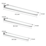 Modern LED Bathroom Vanity Light with Dual Directional Wall Mounted Iron Panel and Acrylic Shade