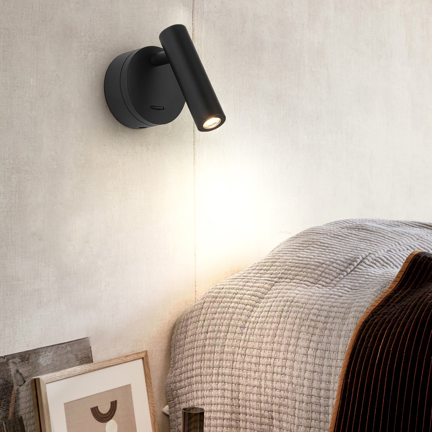 Modern LED Bedside Reading Lamp Wall Mounted Sconce for Bedroom and Living Room