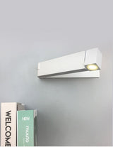 Modern LED Bedside Reading Wall Light with Pull Out Switch and Adjustable Sconce