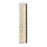 Modern LED Brass Wall Light Rectangle Ice Resin Sconce with Remote Control Dimming for Living Room