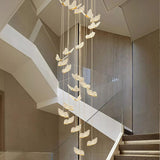 Modern LED Butterfly Chandelier Pendant Lighting for Living Room Acrylic and Metal Hanging Fixture
