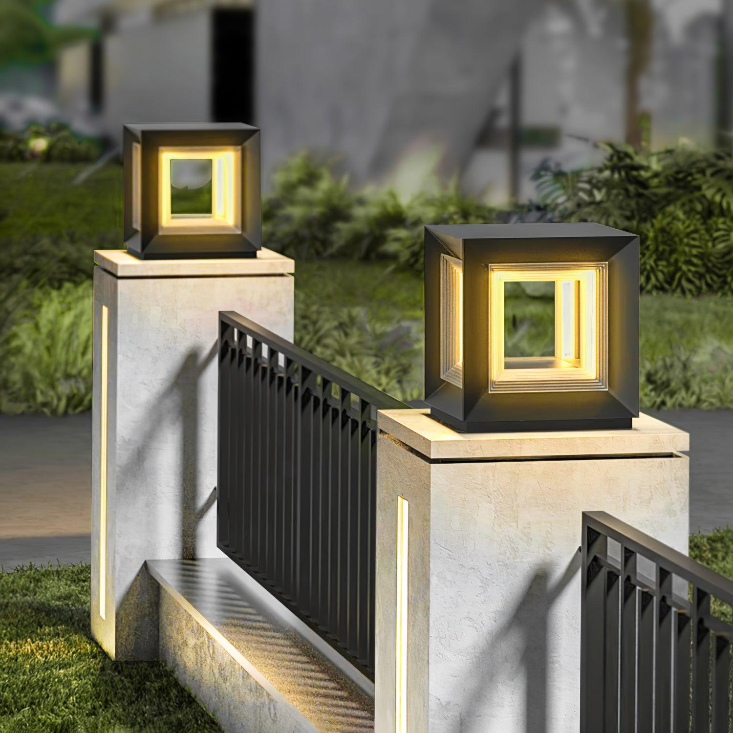 modern-led-cube-outdoor-post-light-waterproof-ip65-garden-pillar-column-lamp