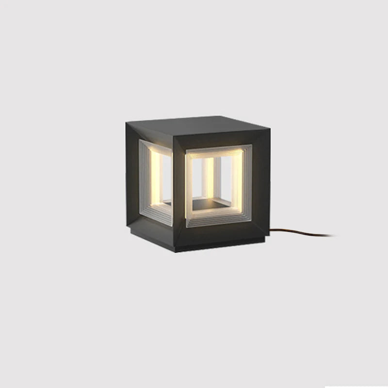 modern-led-cube-outdoor-post-light-waterproof-ip65-garden-pillar-column-lamp