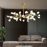 Modern LED Firefly Sputnik Chandelier Artistic Branch Ceiling Light for Living Room and Bedroom