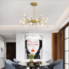 Modern LED Firefly Sputnik Chandelier Artistic Branch Ceiling Light for Living Room and Bedroom