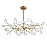 Modern LED Firefly Sputnik Chandelier Artistic Branch Ceiling Light for Living Room and Bedroom