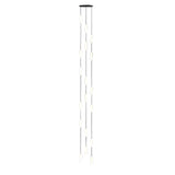 Modern LED Frosted Tube Multi Light Cluster Pendant for Staircase High Ceiling Lighting