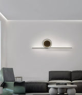 Modern LED Intertwined Ring Wall Sconce Rhythmic Circular Line Lighting Fixture