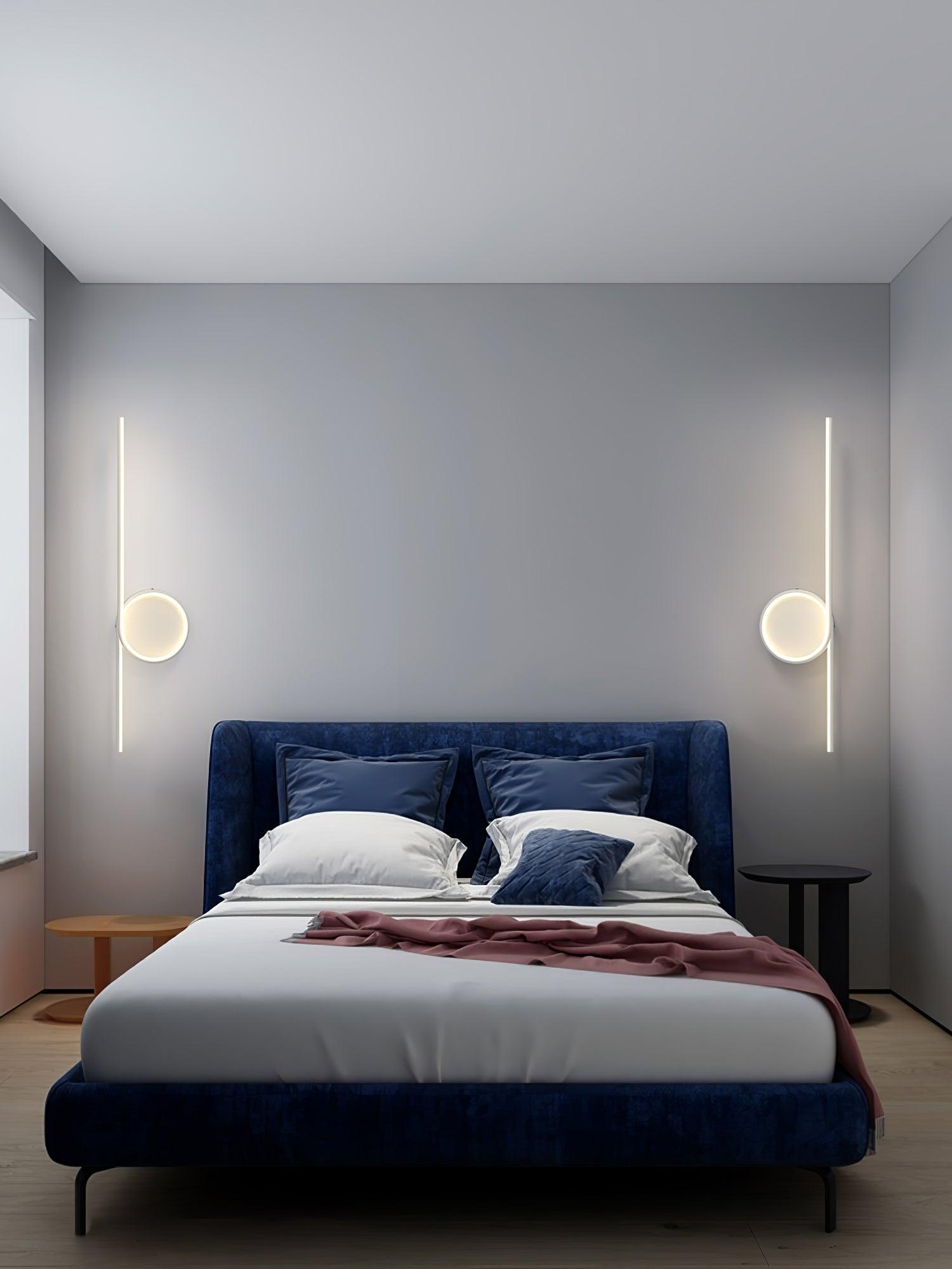 Modern LED Intertwined Ring Wall Sconce Rhythmic Circular Line Lighting Fixture