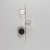 Modern LED Intertwined Ring Wall Sconce Rhythmic Circular Line Lighting Fixture