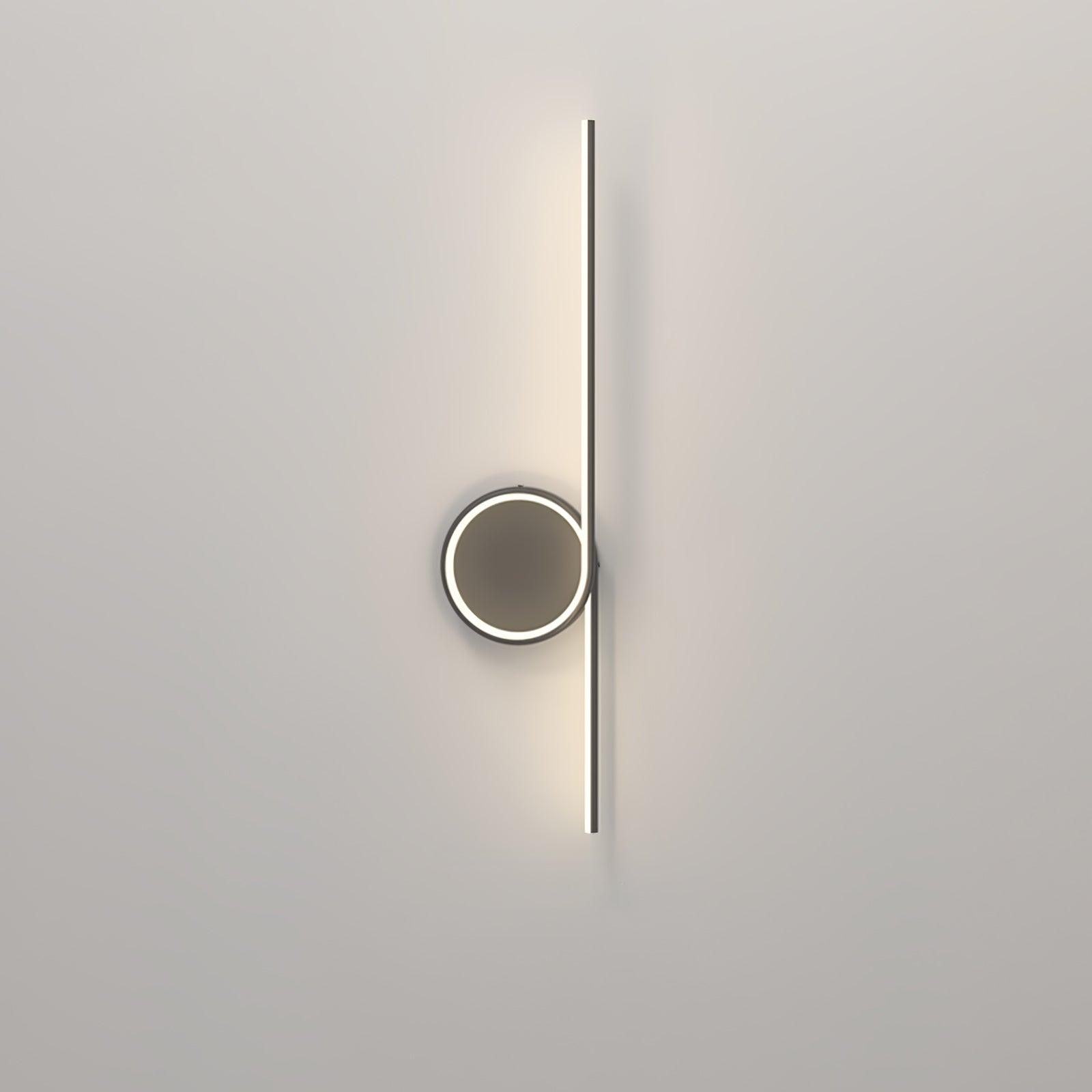 Modern LED Intertwined Ring Wall Sconce Rhythmic Circular Line Lighting Fixture