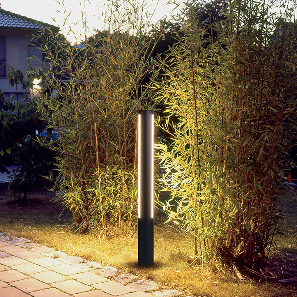 Modern LED Landscape Column Light Waterproof Outdoor Pole Lamp for Path Garden and Courtyard Decor