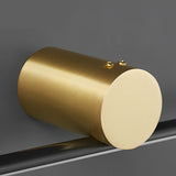 Modern LED Linear Bathroom Vanity Light with Copper Cylinder and Acrylic Bar