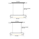 Modern LED Linear Island Pendant Light for Dining Room and Kitchen Gold Black