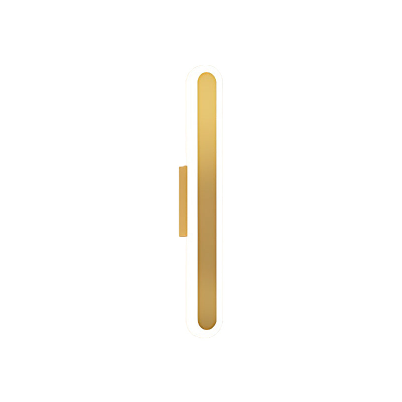 Modern LED Linear Wall Sconce with 3 Step Dimming and Minimalist Long Strip Design for Indoor Lighting