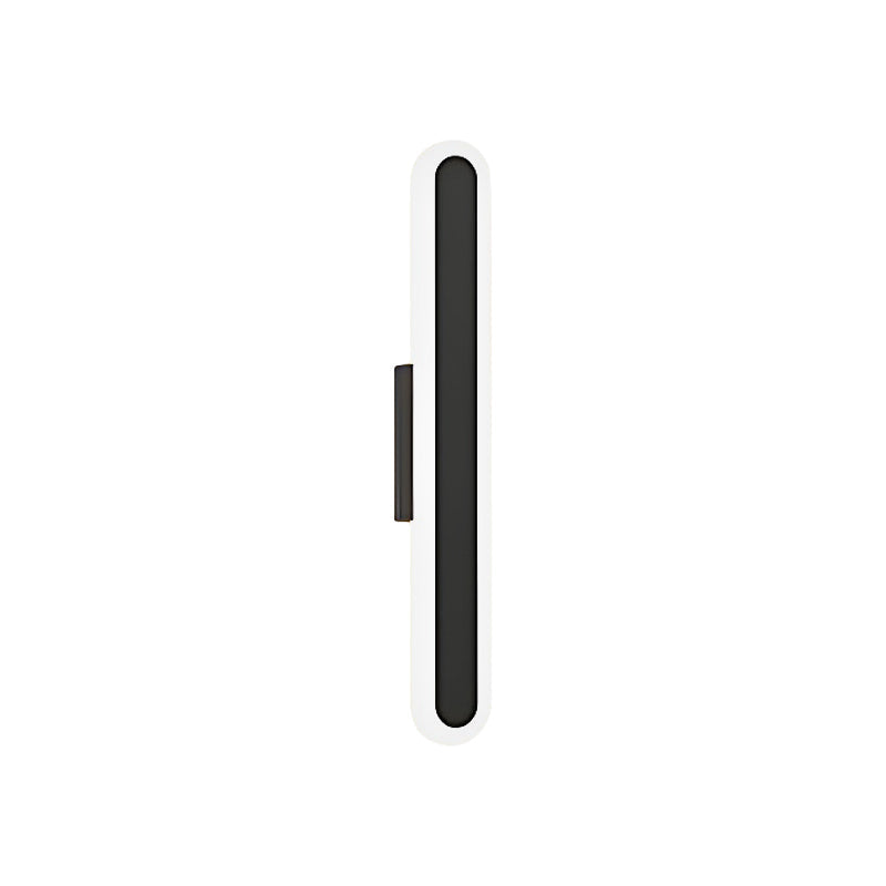Modern LED Linear Wall Sconce with 3 Step Dimming and Minimalist Long Strip Design for Indoor Lighting