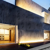 Modern LED Linear Wall Washer Outdoor Landscape Uplight with Anti Glare Baffle IP65 Aluminum