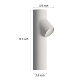 Modern LED Outdoor Cylinder Wall Sconce Waterproof Exterior Lighting for Courtyard