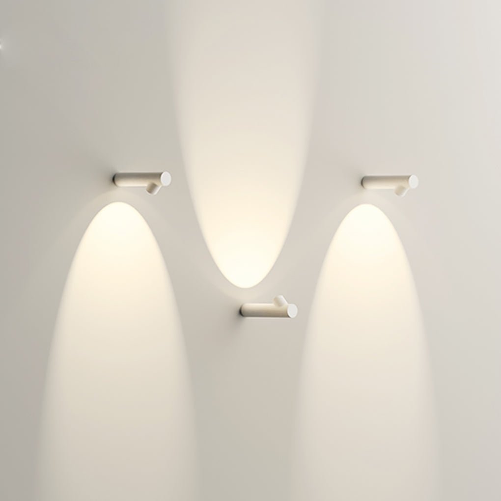 Modern LED Outdoor Cylinder Wall Sconce Waterproof Exterior Lighting for Courtyard